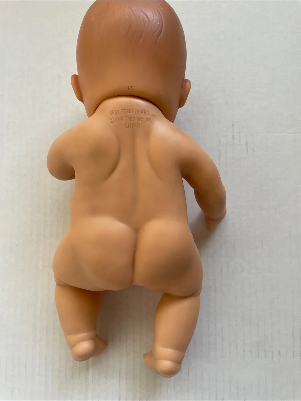 Vintage 90s Baby feels so real doll vintage Tyco weighted soft spot bones infant